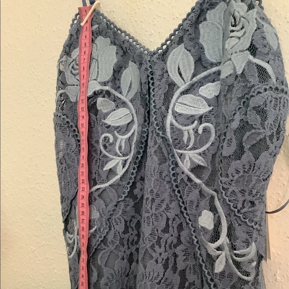 Aqua XS Blue Embroidery Dress - Picture 8 of 10